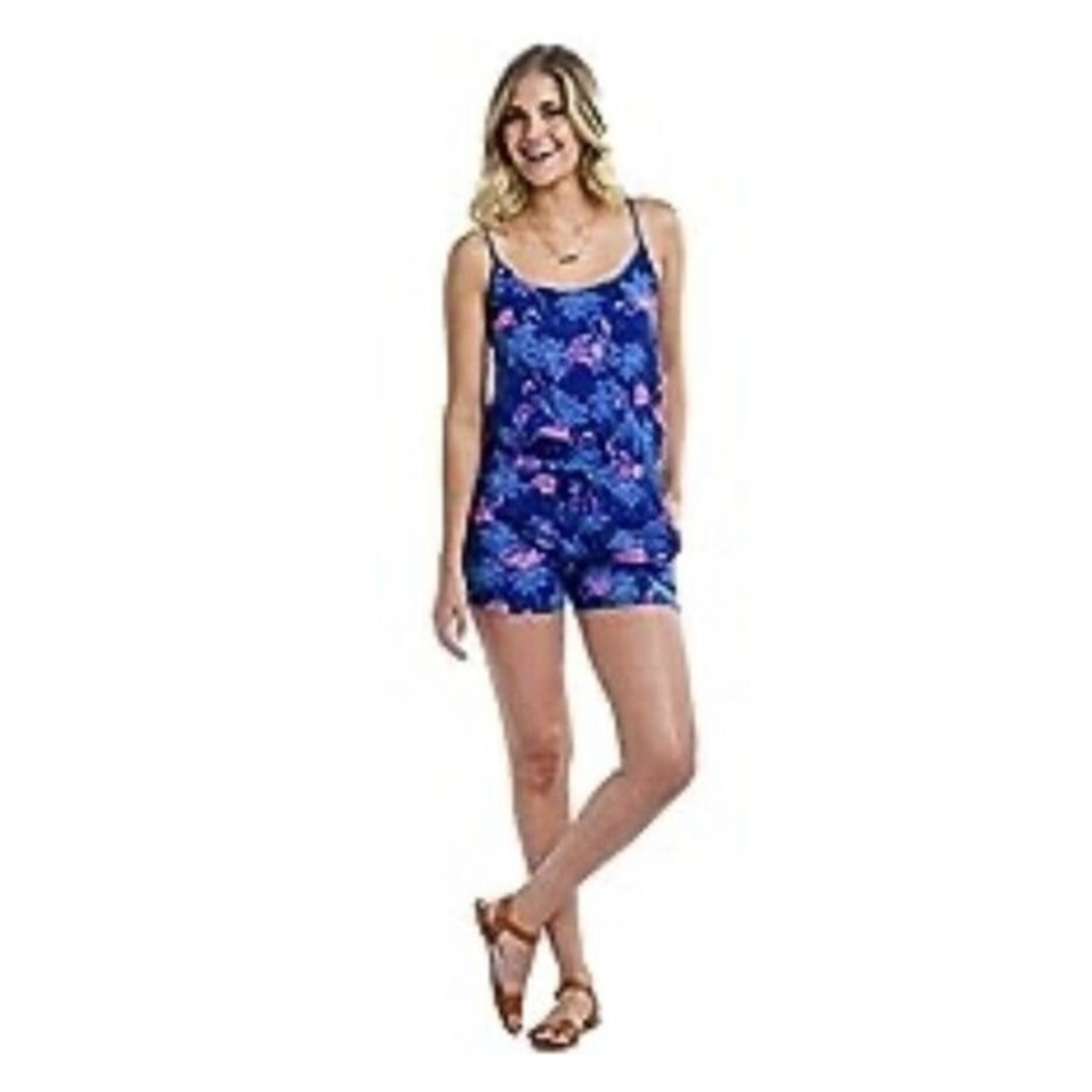 NWT Tipsy Elves Flirty Flamingos Romper with Coastal Chic Vibes Size‎ XXL